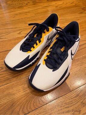 Nike White Navy Yellow Performance Trainers